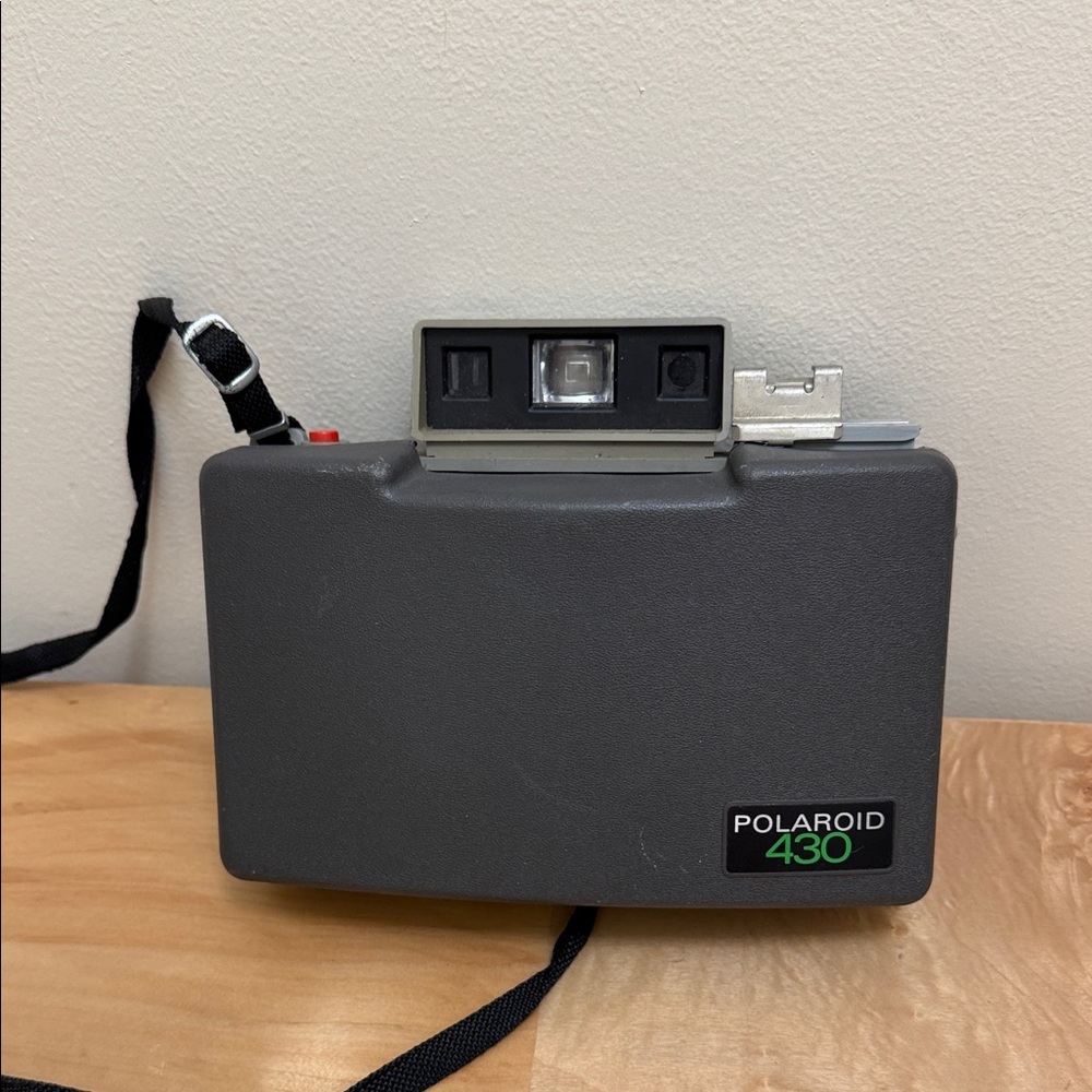 Polaroid 430 Black and Gray Instant Camera